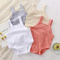 Load image into Gallery viewer, Baby Girls Boys Solid Color Rompers Wholesale 25060414

