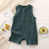 Load image into Gallery viewer, Baby Boys Solid Color Rompers Wholesale 25060415
