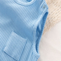 Load image into Gallery viewer, Baby Boys Solid Color Rompers Wholesale 25060415
