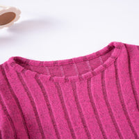 Load image into Gallery viewer, 2 Pieces Set Baby Kid Girls Boys Solid Color Tops And Pants Wholesale 25060416
