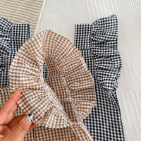 Load image into Gallery viewer, 2 Pieces Set Baby Kid Girls Checked Tank Tops And Shorts Wholesale 25060423
