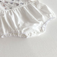 Load image into Gallery viewer, Baby Girls Flower Embroidered Rompers Wholesale 25060424
