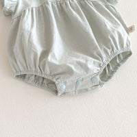 Load image into Gallery viewer, Baby Girls Solid Color Rompers Wholesale 25060426
