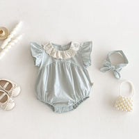 Load image into Gallery viewer, Baby Girls Solid Color Rompers Wholesale 25060426
