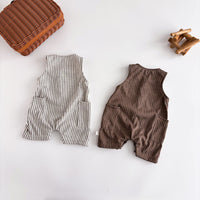 Load image into Gallery viewer, Baby Boys Striped Rompers Wholesale 25060427
