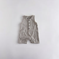 Load image into Gallery viewer, Baby Boys Striped Rompers Wholesale 25060427
