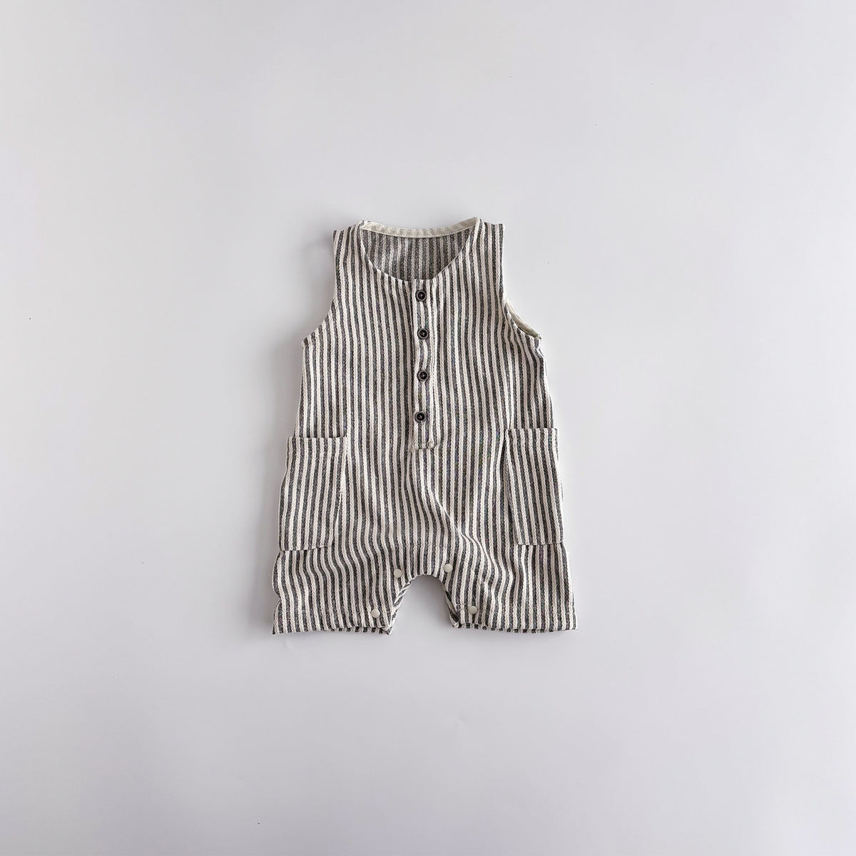 Baby Boys Striped Rompers Wholesale 25060427