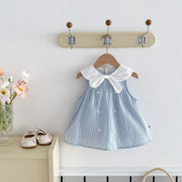 Load image into Gallery viewer, Baby Girls Striped Rompers Wholesale 25060428
