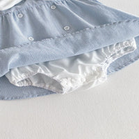 Load image into Gallery viewer, Baby Girls Striped Rompers Wholesale 25060428
