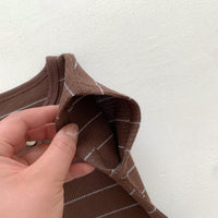 Load image into Gallery viewer, 2 Pieces Set Baby Boys Striped Tank Tops And Shorts Wholesale 25060430
