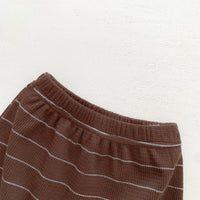 Load image into Gallery viewer, 2 Pieces Set Baby Boys Striped Tank Tops And Shorts Wholesale 25060430
