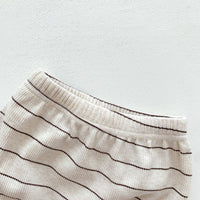 Load image into Gallery viewer, 2 Pieces Set Baby Boys Striped Tank Tops And Shorts Wholesale 25060430
