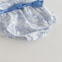 Load image into Gallery viewer, Baby Girls Color-blocking Bow Rompers Wholesale 25060431
