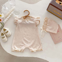 Load image into Gallery viewer, Baby Girls Solid Color Rompers Wholesale 25060432
