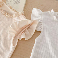 Load image into Gallery viewer, Baby Girls Solid Color Rompers Wholesale 25060432
