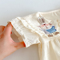 Load image into Gallery viewer, Baby Girls Solid Color Cartoon Rompers Wholesale 25060433
