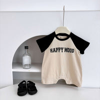 Load image into Gallery viewer, Baby Boys Letters Color-blocking Rompers Wholesale 25060436
