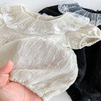 Load image into Gallery viewer, Baby Girls Solid Color Rompers Wholesale 25060437
