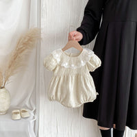 Load image into Gallery viewer, Baby Girls Solid Color Rompers Wholesale 25060437
