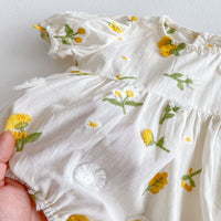 Load image into Gallery viewer, Baby Girls Flower Embroidered Rompers Wholesale 25060438
