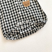 Load image into Gallery viewer, Baby Boys Checked Cartoon Rompers Wholesale 25060441
