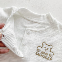 Load image into Gallery viewer, Baby Girls Boys Solid Color Embroidered Rompers Wholesale 25060447
