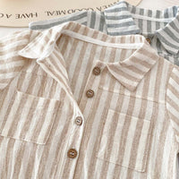 Load image into Gallery viewer, Baby Boys Striped Rompers Wholesale 25060448
