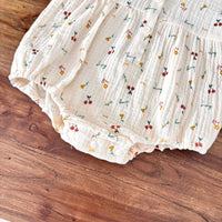 Load image into Gallery viewer, Baby Girls Flower Fruit Rompers Wholesale 25060452
