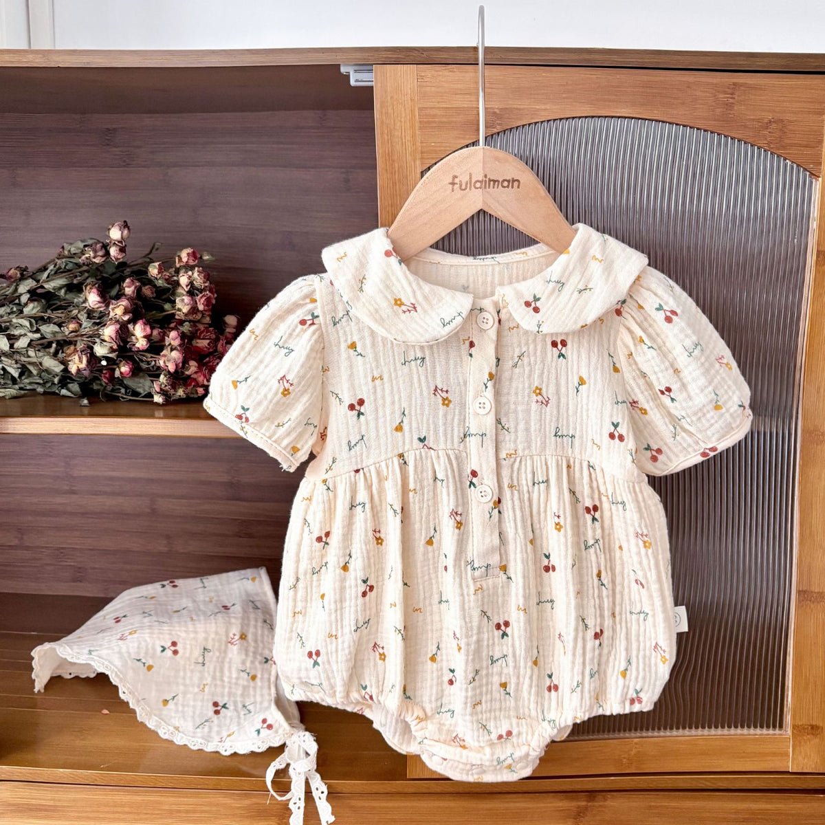Baby Girls Flower Fruit Rompers Wholesale 25060452