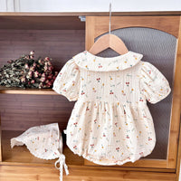 Load image into Gallery viewer, Baby Girls Flower Fruit Rompers Wholesale 25060452
