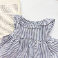 Load image into Gallery viewer, 2 Pieces Set Baby Girls Striped Tank Tops And Shorts Wholesale 25060454
