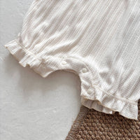 Load image into Gallery viewer, Baby Girls Solid Color Rompers Wholesale 25060455
