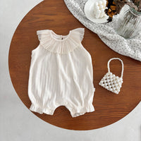 Load image into Gallery viewer, Baby Girls Solid Color Rompers Wholesale 25060455
