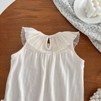 Load image into Gallery viewer, Baby Girls Solid Color Rompers Wholesale 25060455
