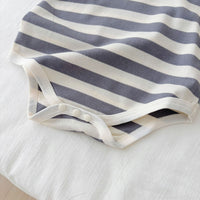 Load image into Gallery viewer, Baby Boys Solid Color Striped Color-blocking Rompers Wholesale 25060457
