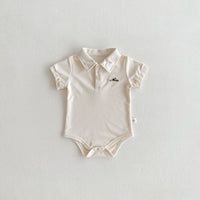 Load image into Gallery viewer, Baby Boys Solid Color Striped Color-blocking Rompers Wholesale 25060457
