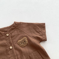 Load image into Gallery viewer, Baby Girls Boys Solid Color Cartoon Rompers Wholesale 25060458
