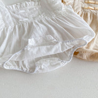 Load image into Gallery viewer, Baby Girls Solid Color Rompers Wholesale 25060466
