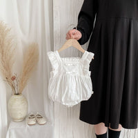 Load image into Gallery viewer, Baby Girls Solid Color Rompers Wholesale 25060466
