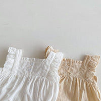 Load image into Gallery viewer, Baby Girls Solid Color Rompers Wholesale 25060466
