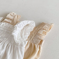 Load image into Gallery viewer, Baby Girls Solid Color Rompers Wholesale 25060466
