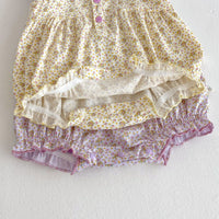 Load image into Gallery viewer, Baby Girls Flower Print Rompers Wholesale 25060467
