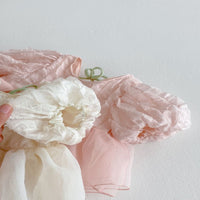 Load image into Gallery viewer, Baby Girls Solid Color Flower Rompers Wholesale 25060468
