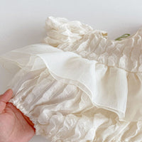 Load image into Gallery viewer, Baby Girls Solid Color Flower Rompers Wholesale 25060468
