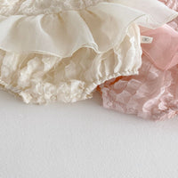 Load image into Gallery viewer, Baby Girls Solid Color Flower Rompers Wholesale 25060468
