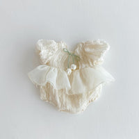 Load image into Gallery viewer, Baby Girls Solid Color Flower Rompers Wholesale 25060468
