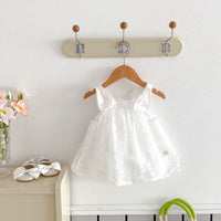 Load image into Gallery viewer, Baby Girls Solid Color Rompers Wholesale 25060471
