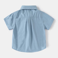 Load image into Gallery viewer, Baby Kid Boys Solid Color Letters Shirts Wholesale 25060477
