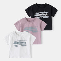 Load image into Gallery viewer, Baby Kid Girls Boys Letters Color-blocking T-Shirts Wholesale 25060482
