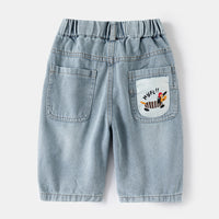Load image into Gallery viewer, Kid Boys Solid Color Cartoon Pants Wholesale 25060483

